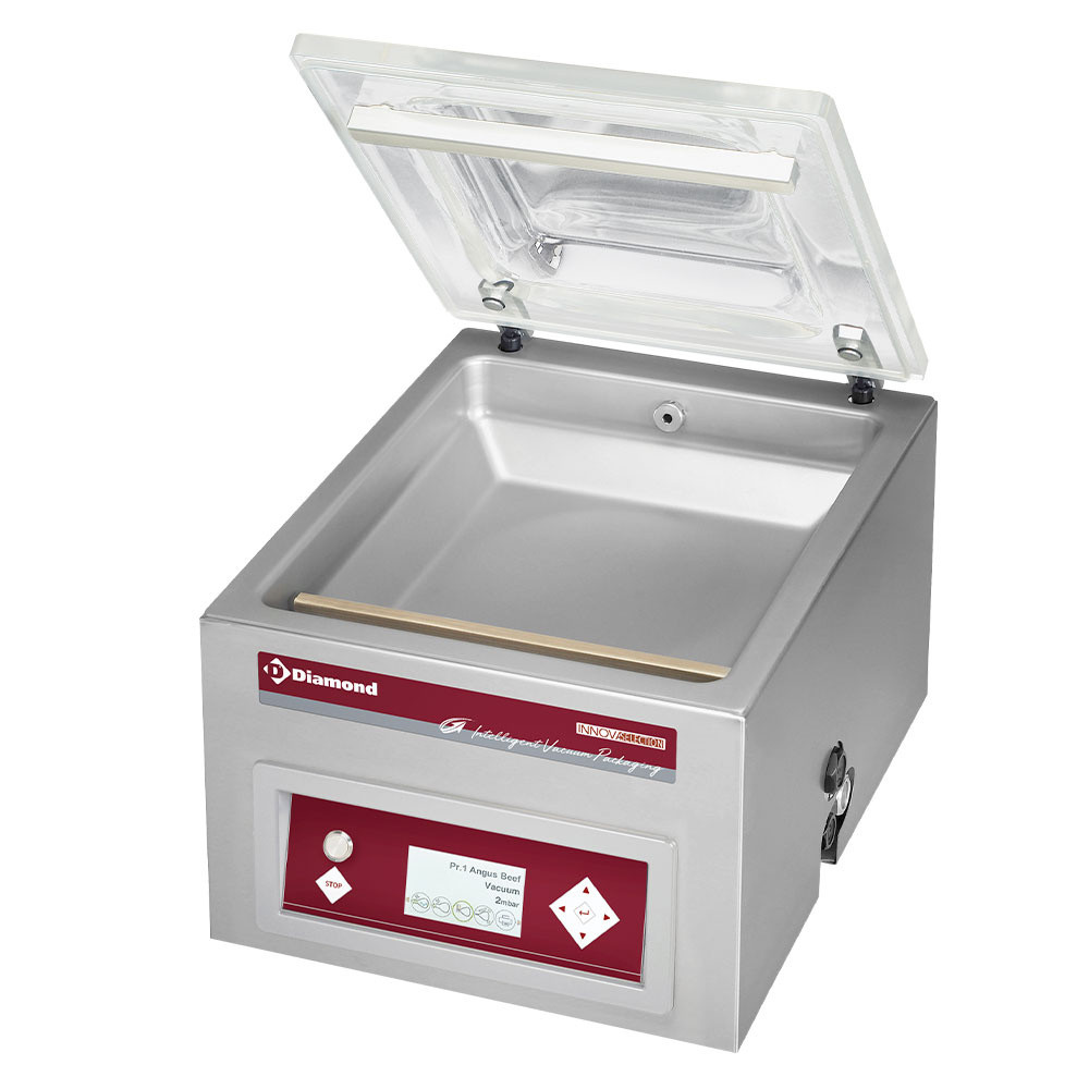 Machine sous-vide DIAMOND TA-85/IVP - Cuve inox 16 m³/h écran LCD