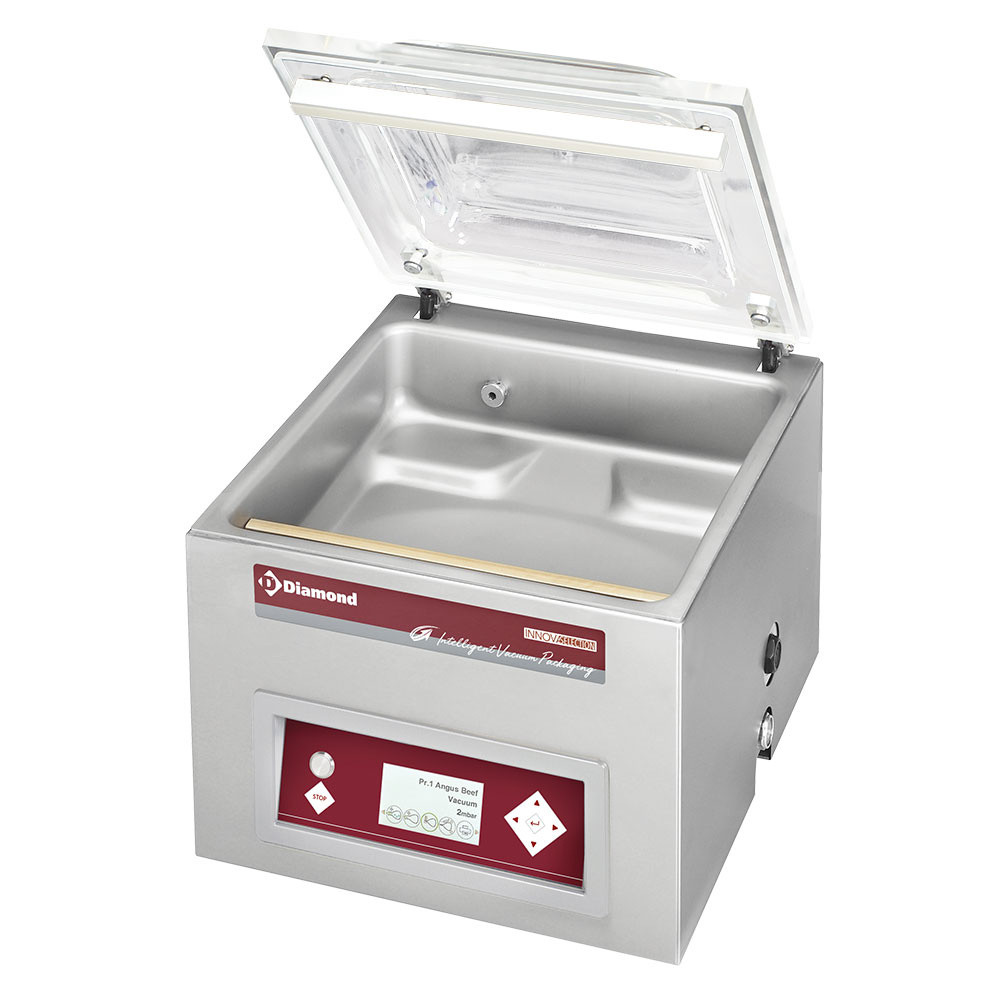 DIAMOND TA-90/IVP - Machine sous-vide cuve inox, pompe 21 m³/h