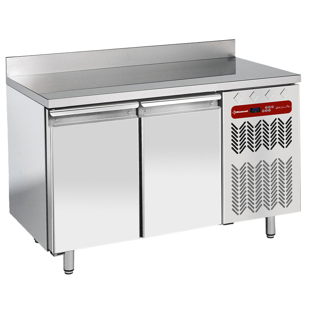 Table frigorifique murale DIAMOND - 260L, 2 portes GN 1/1, ventilée