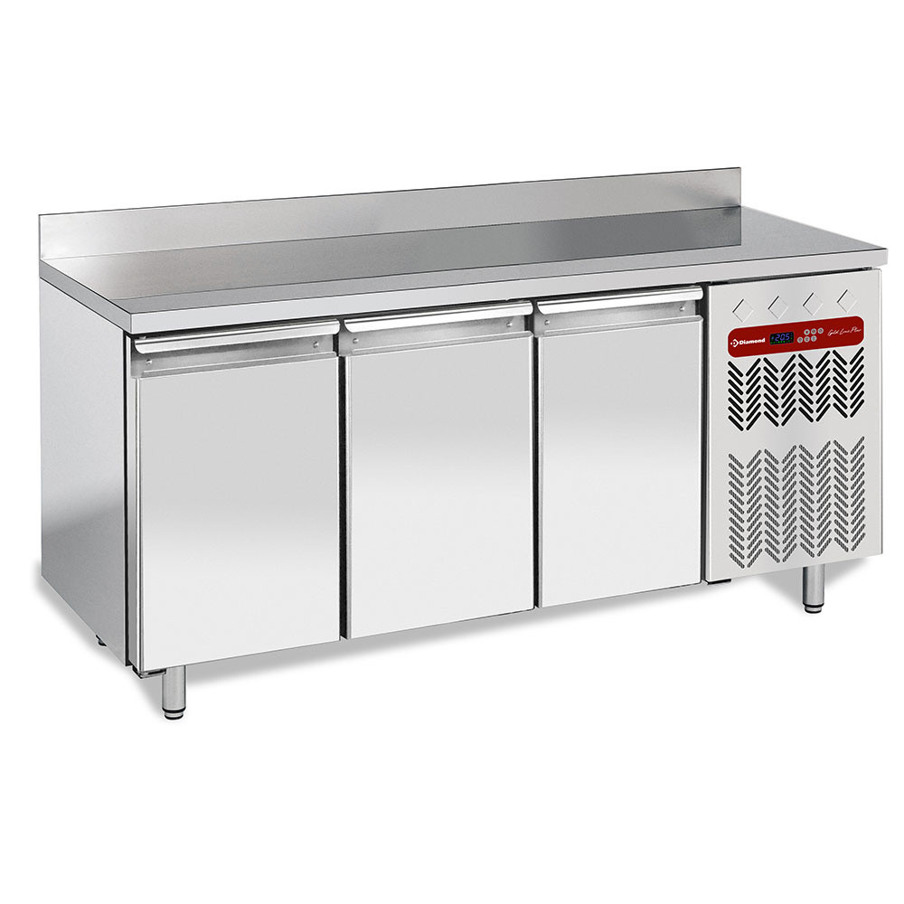Table congélation murale DIAMOND 405L - 3 portes GN 1/1 ventilée