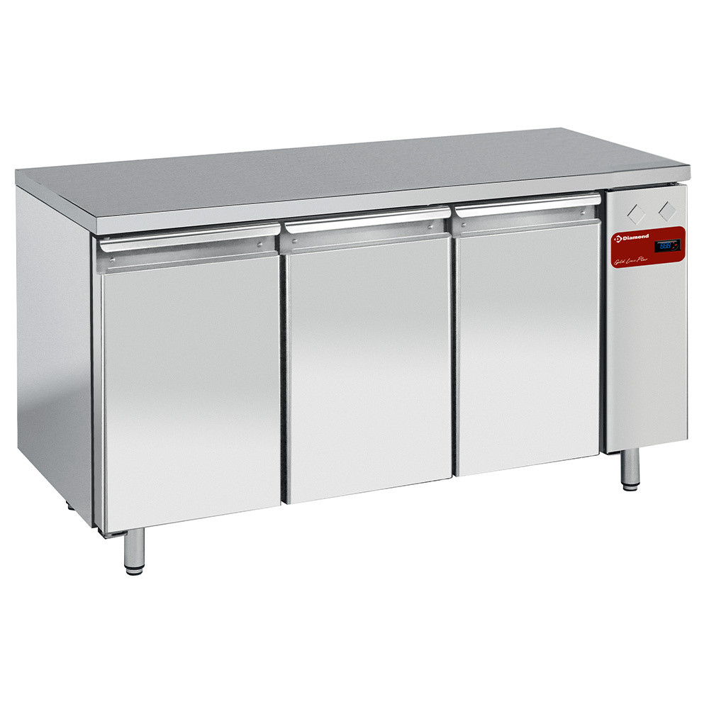 Table congélation ventilée DIAMOND 3 portes GN 1/1 sans groupe