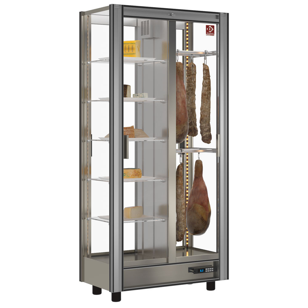 Vitrine réfrigérée charcuterie 530L - Traversant modulable DIAMOND