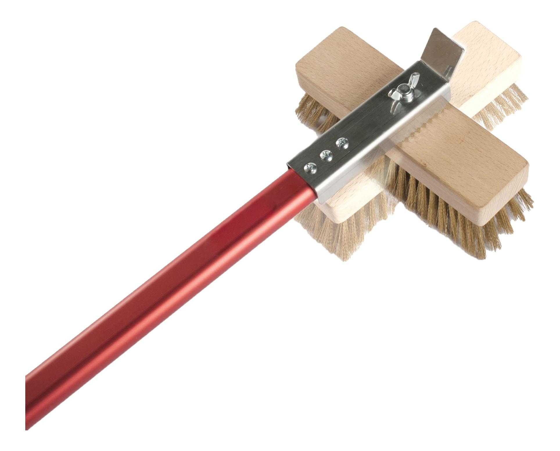 Brosse pour four à pizza L2G - Manche avec racloir intégré