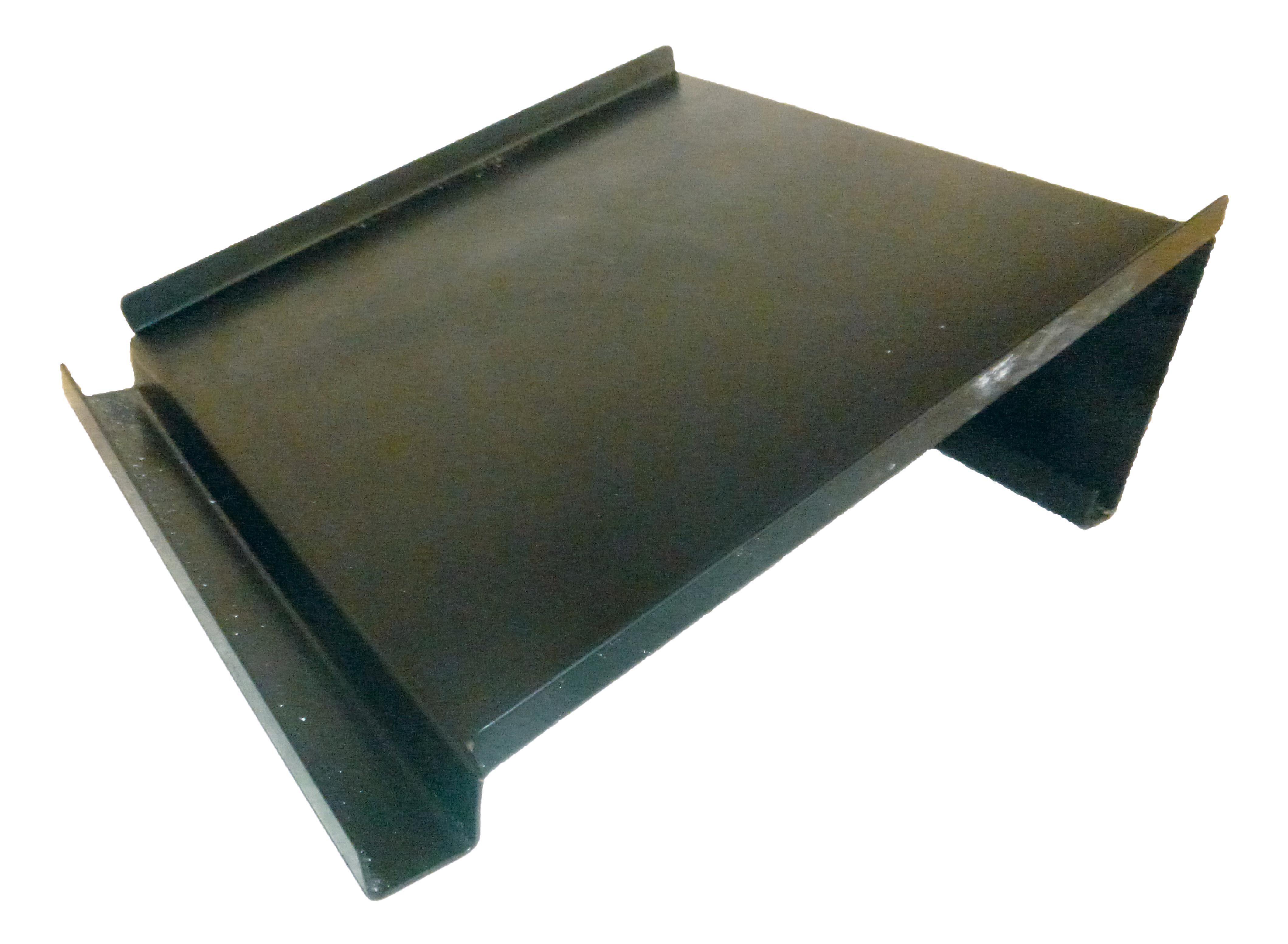 Support Saucisson L2G noir RAL 9005 - Présentation inclinée