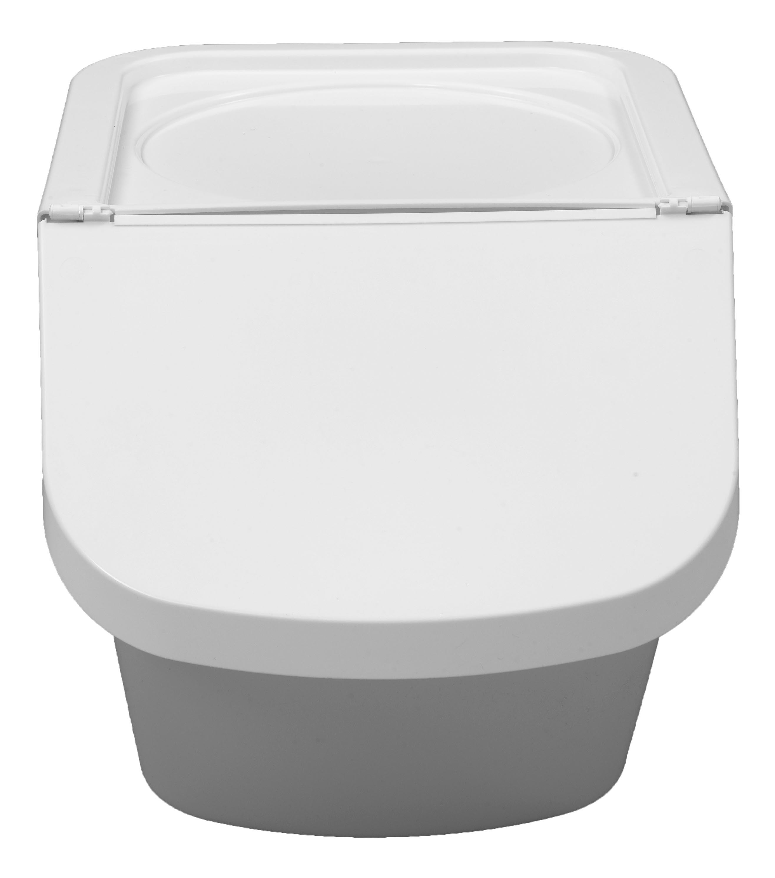 Couvercle blanc L2G pour conteneur 40L - Compatible et résistant