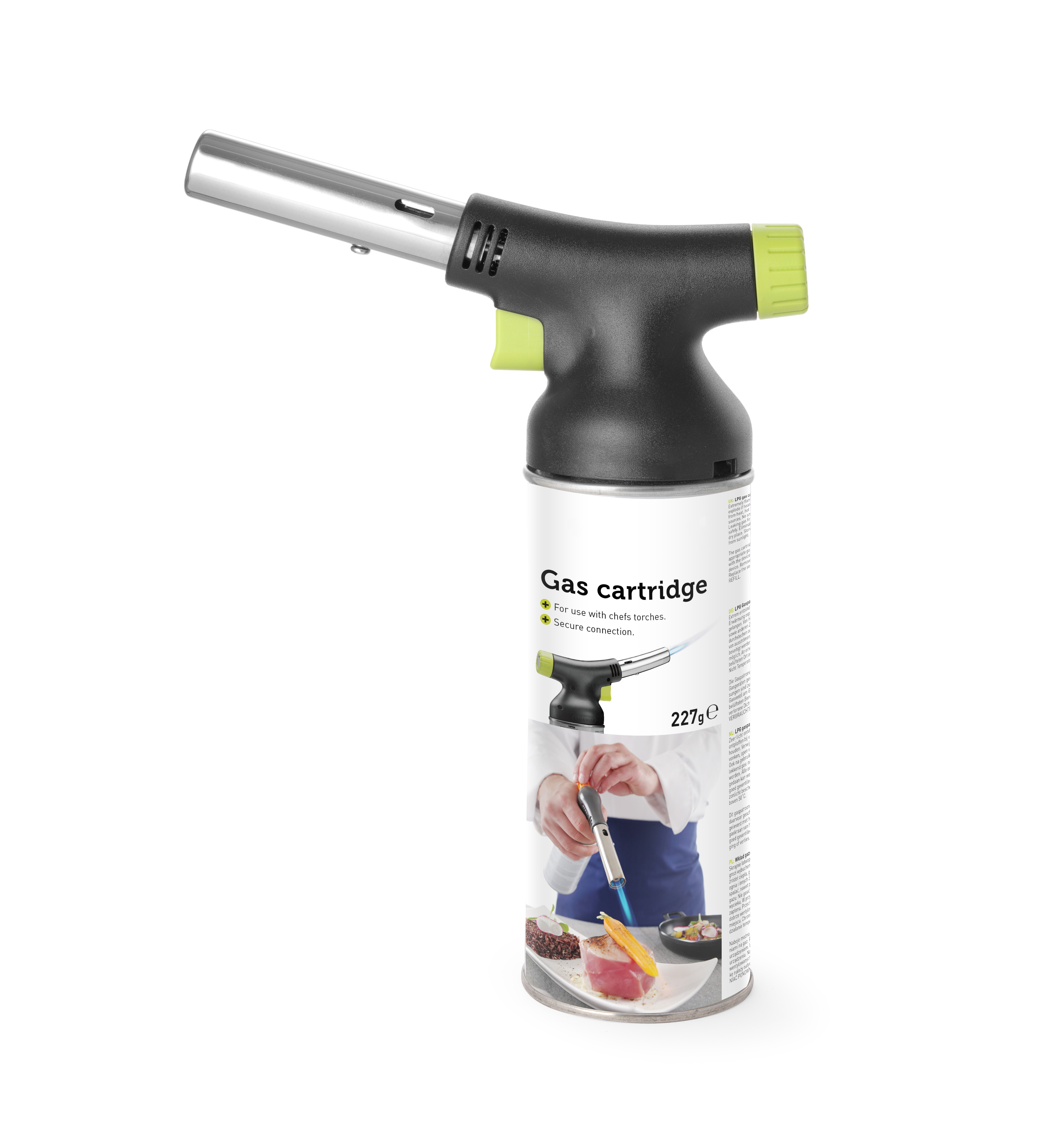 Chalumeau de Cuisine L2G - Ensemble Professionnel pour Crèmes Brûlées