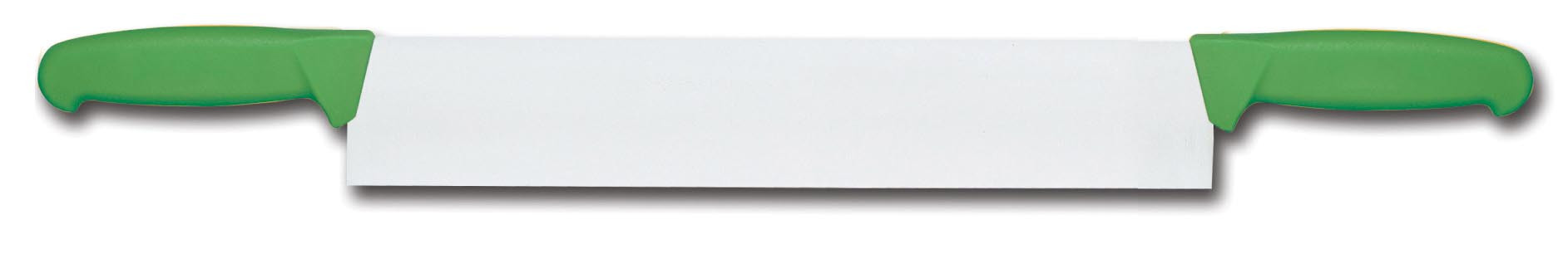 Couteau à fromage professionnel 2 mains L2G - Manches verts surmoulés
