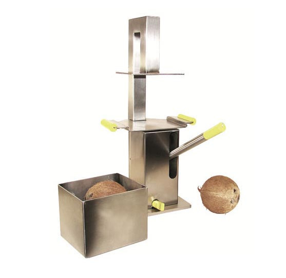 Briseur de noix de coco inox L2G - Vérin hydraulique professionnel