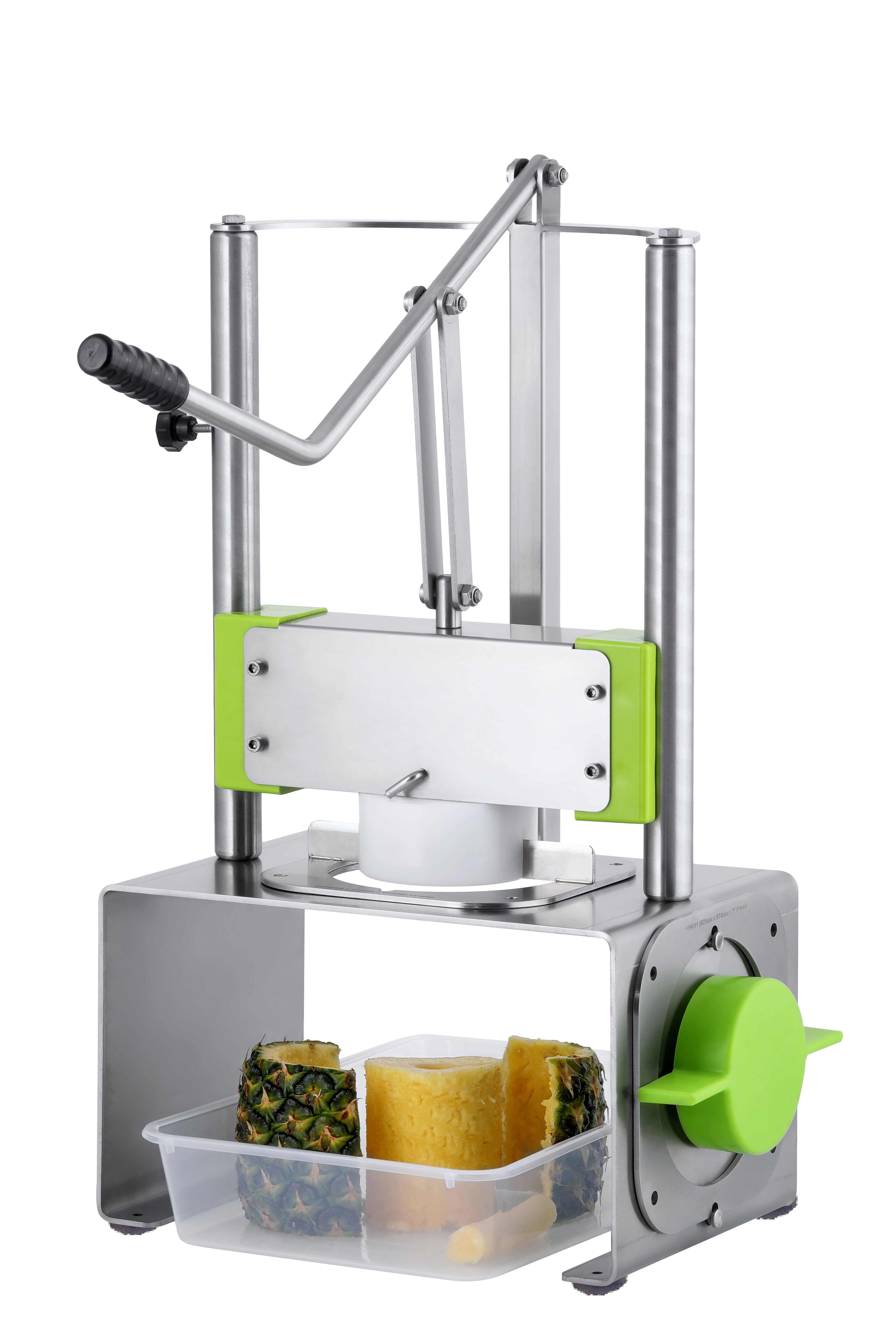Machine à peler ananas L2G en inox - Professionnelle et robuste