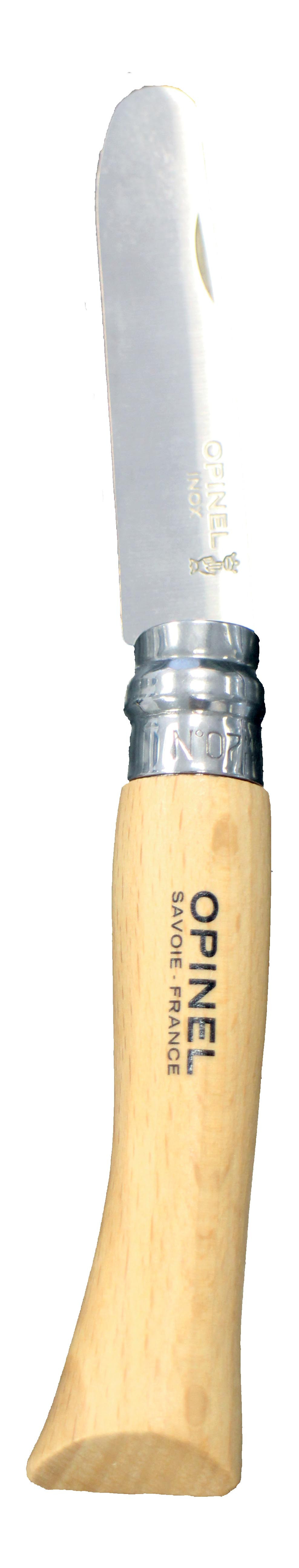 Couteau Opinel N°07 Lame Bout Rond - Sécurité Enfants - Made in France