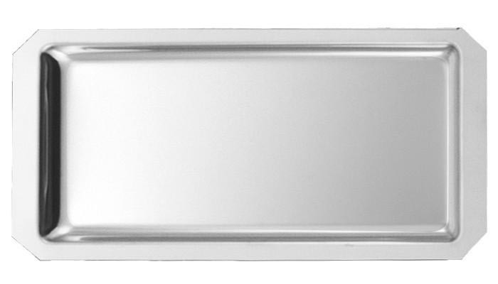 Plat Inox Pans Coupés L2G - Présentation Professionnelle 350mm