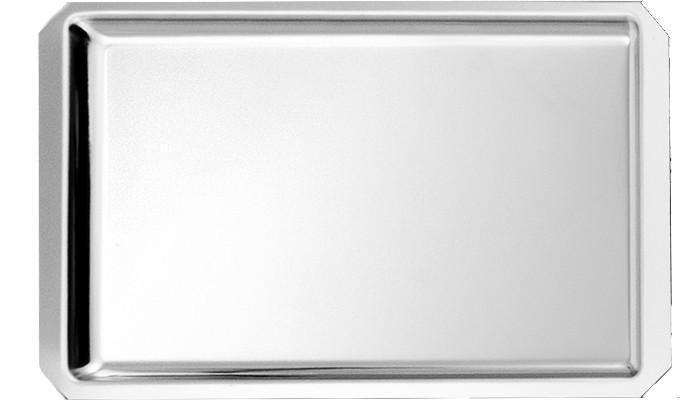 Plat Inox Pans Coupés L2G - Pour Cuisine Professionnelle | 420x270 mm