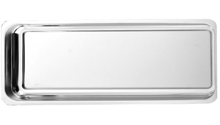 Plat rectangulaire L2G en inox - Service professionnel de cuisine