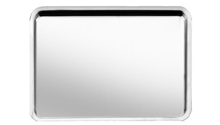 Plateau rectangulaire inox L2G - 300x210x10mm pour restauration