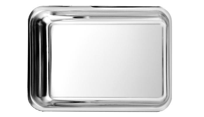 Gratin rectangulaire L2G 4L en inox - Plat professionnel CHR