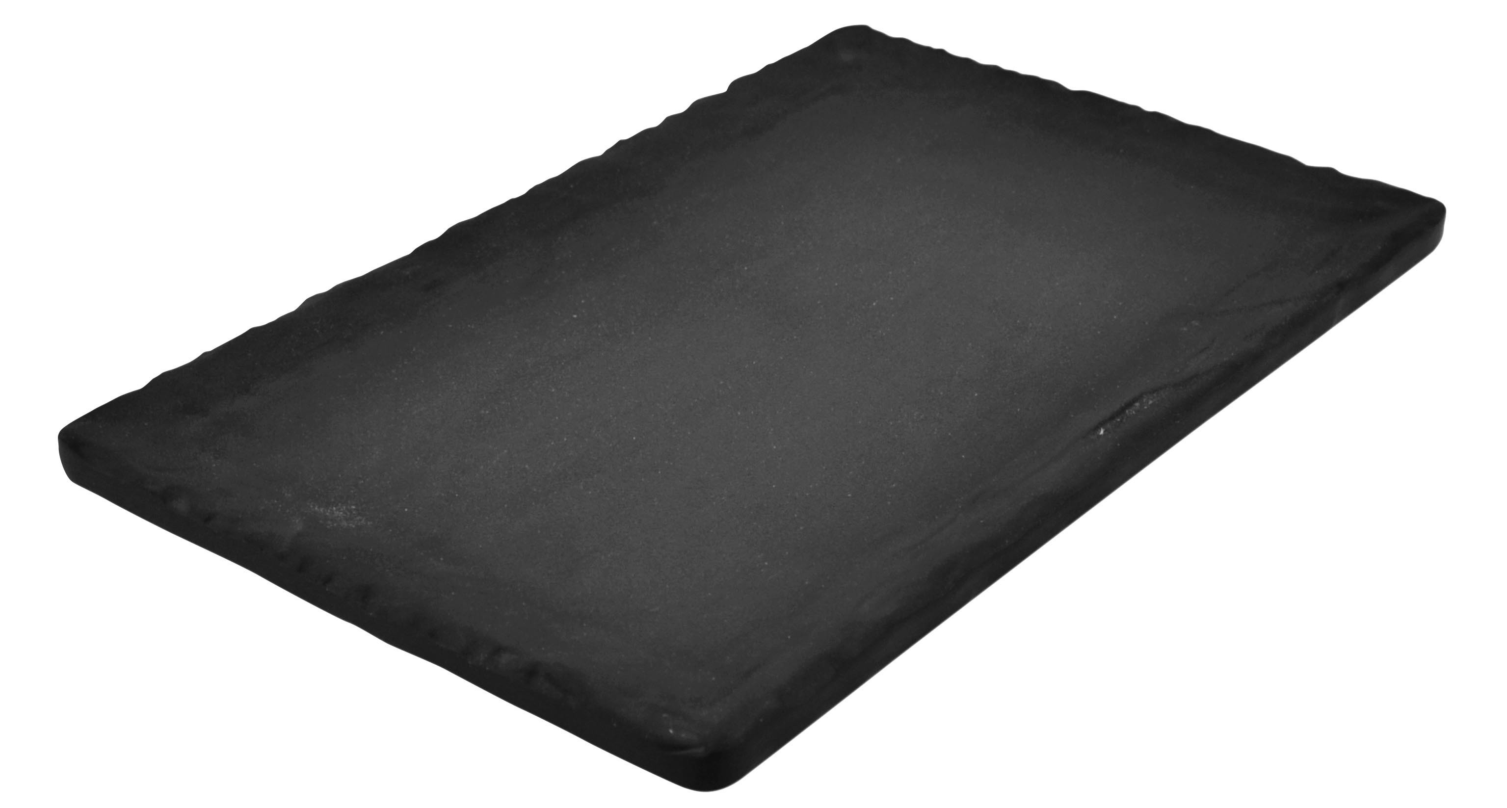 Plateau mélaminé rectangulaire L2G - Imitation ardoise pour HORECA