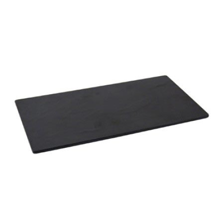 Plateau rectangulaire en mélamine L2G - Imitation ardoise pour CHR