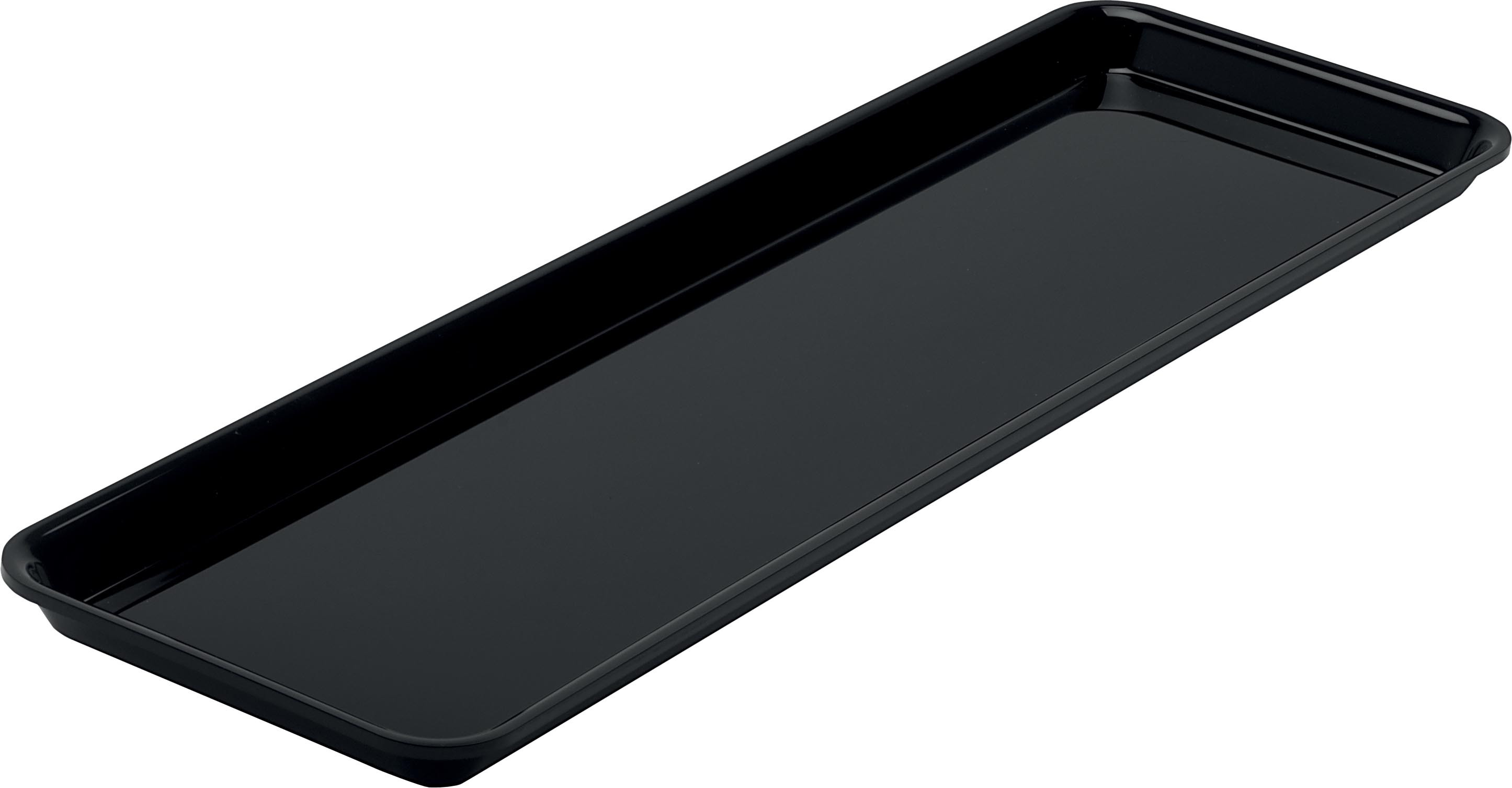 Plat Plexiglas noir GN2/4 L2G - Pour cuisine professionnelle CHR