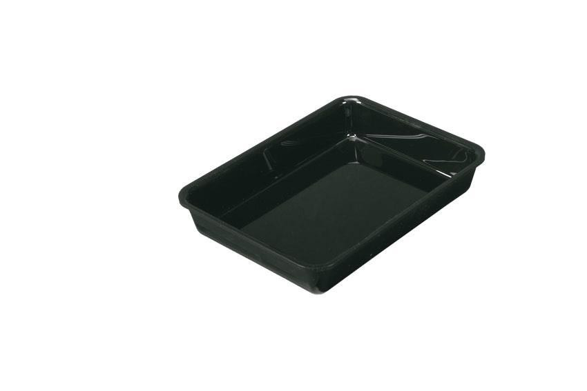 Plat Rectangulaire Plexiglas Noir GN2/7 L2G - Plateau Cuisine Pro