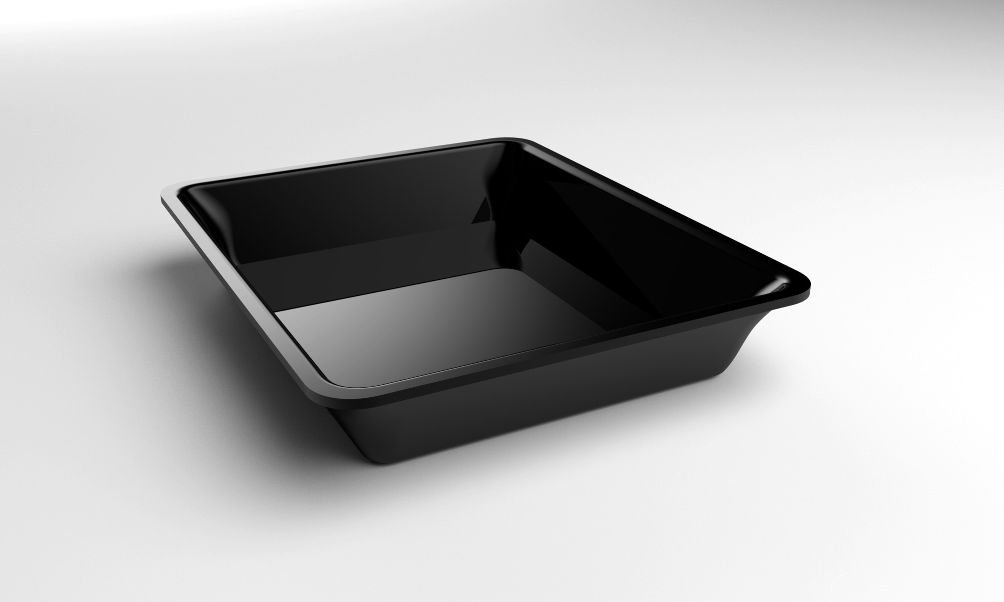 Plat Plexiglas Noir GN1/2 L2G - Plateau CHR résistant et empilable