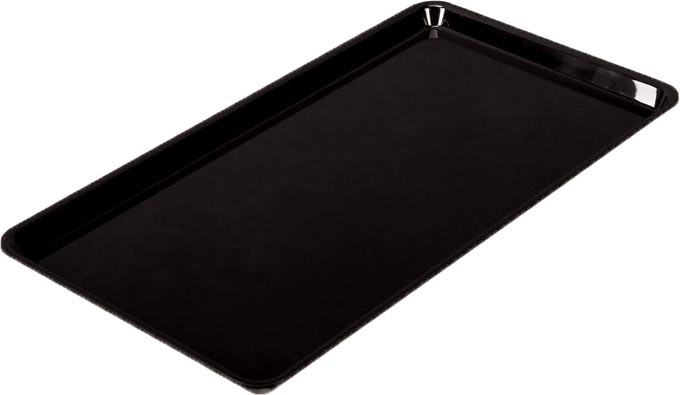 Plat rectangulaire noir plexiglas 60x40 cm - Professionnel L2G
