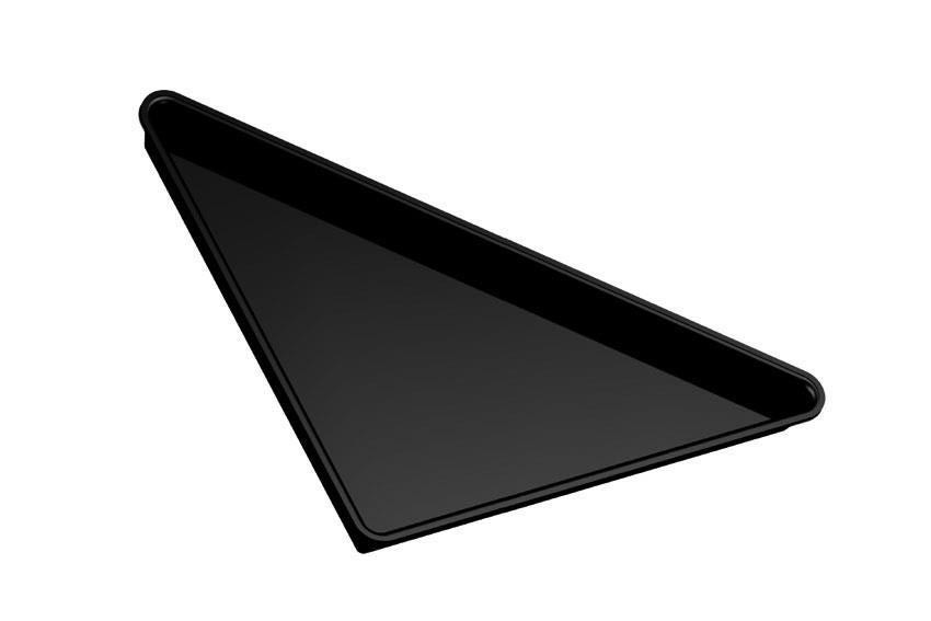 Plat Triangle Plexiglass Noir P.50 L2G - Design Épuré et Résistant