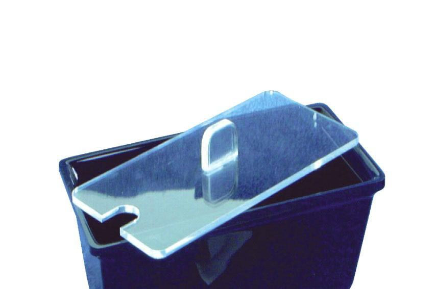 Couvercle translucide L2G avec encoches - Accessoire professionnel