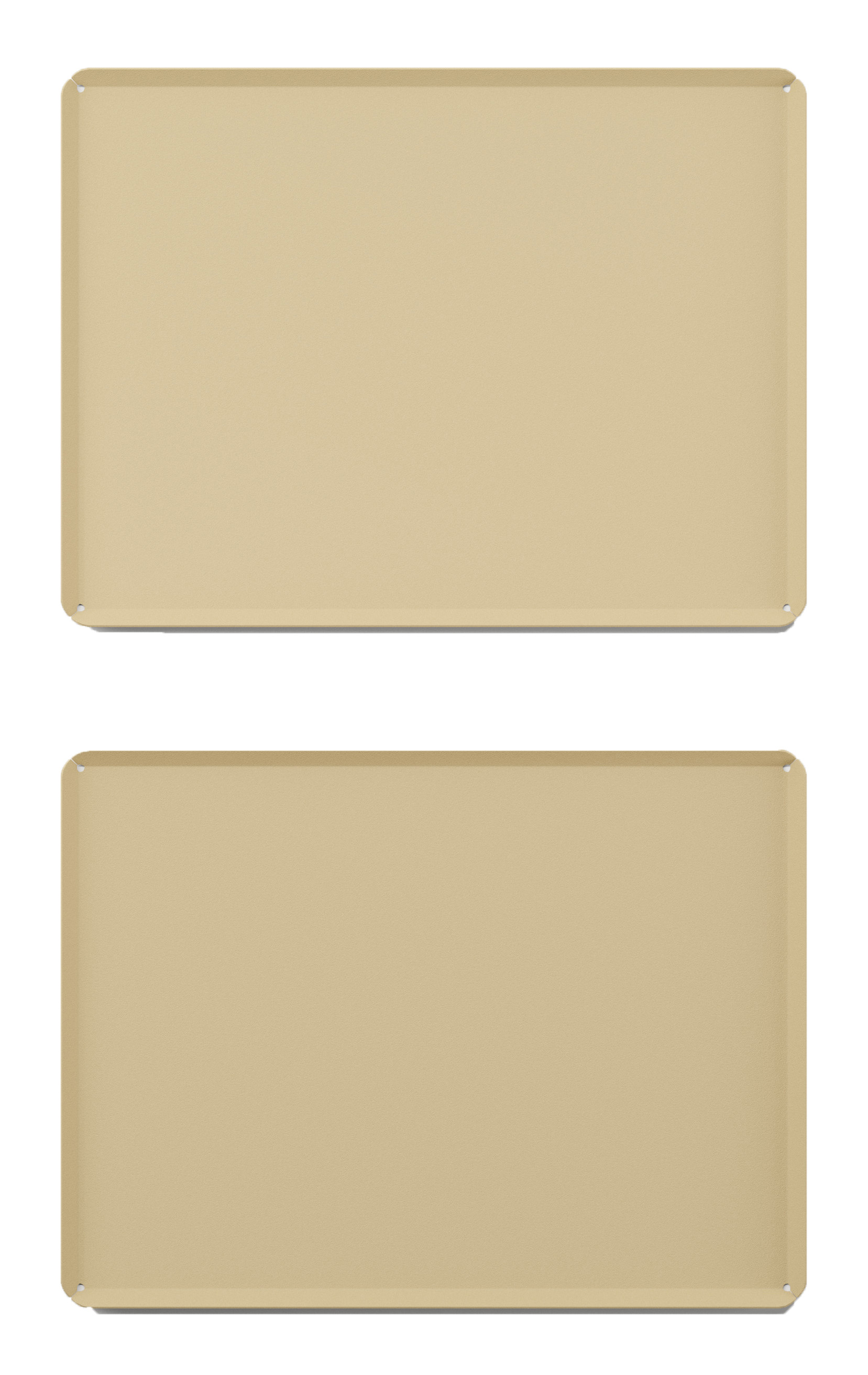 Plat de présentation pâtisserie L2G - Plateau aluminium doré 40x30cm