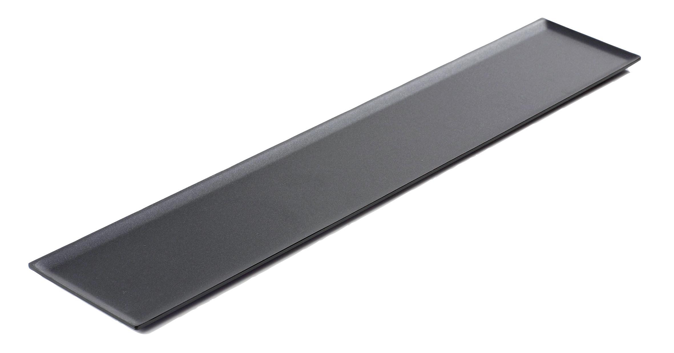 Plat pâtisserie noir smoke plexi L2G - Présentation élégante