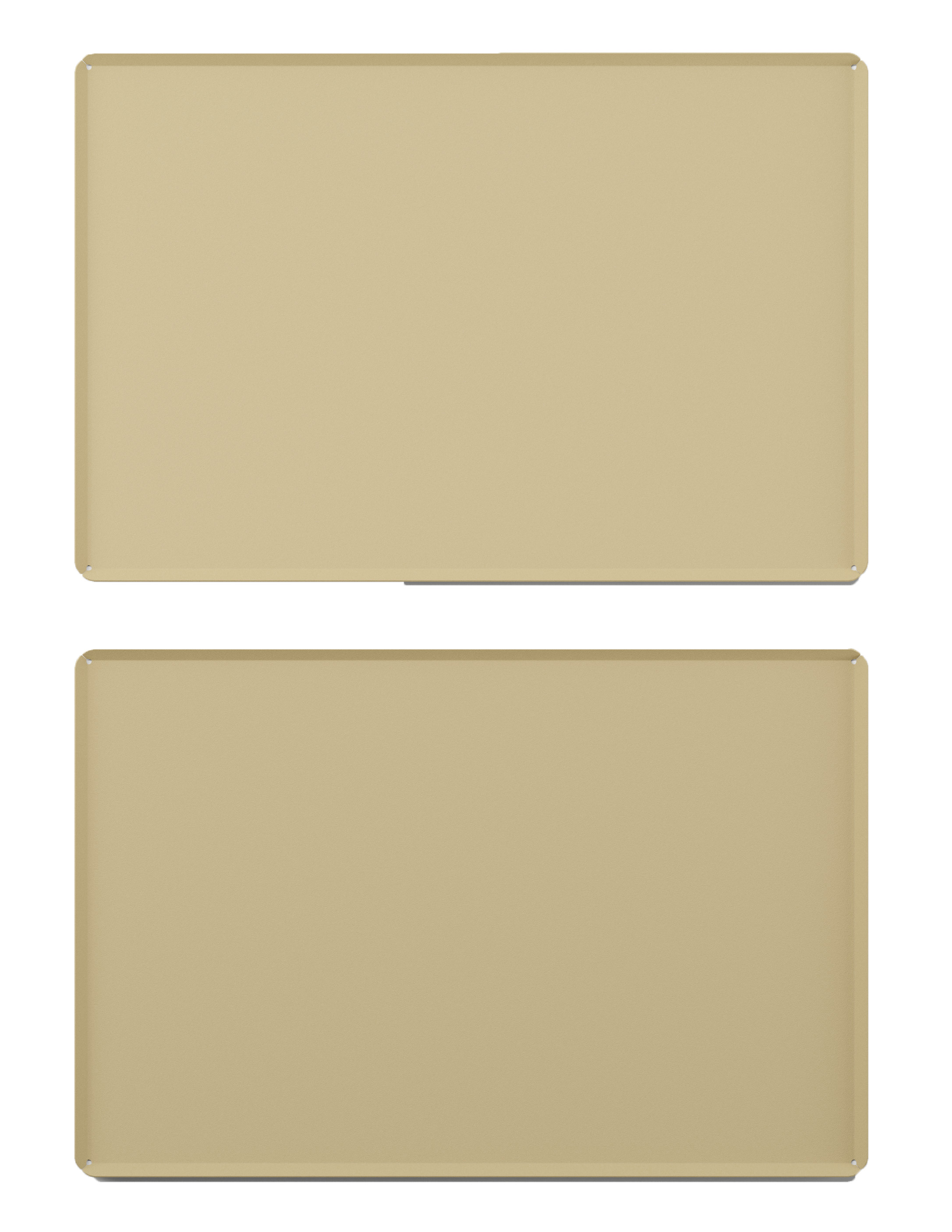 Plat pâtisserie L2G - Plateau aluminium or professionnel 60x40cm