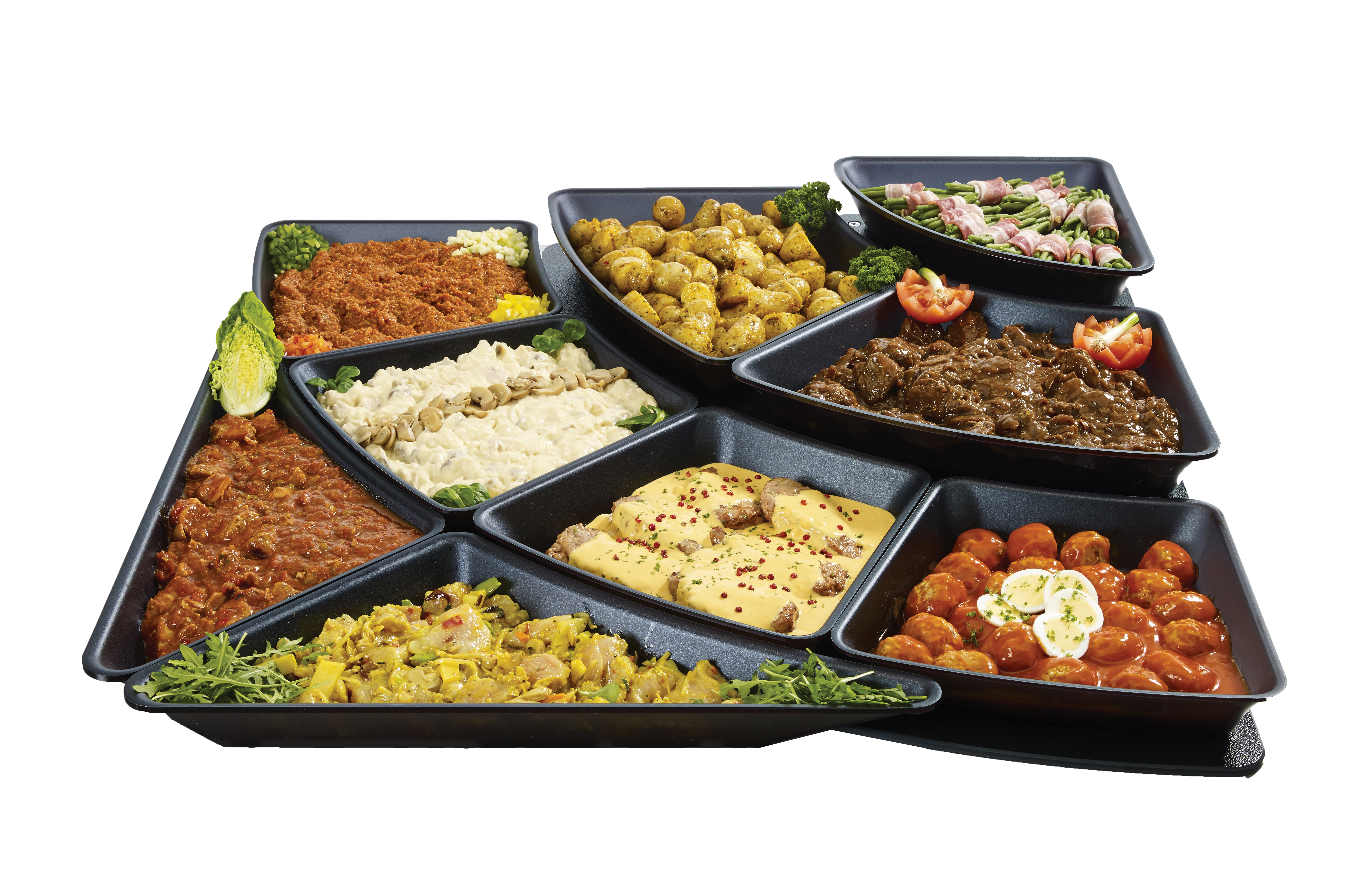 Kit Pétale 1/4 de Cercle L2G - Présentoir Professionnel Boucherie