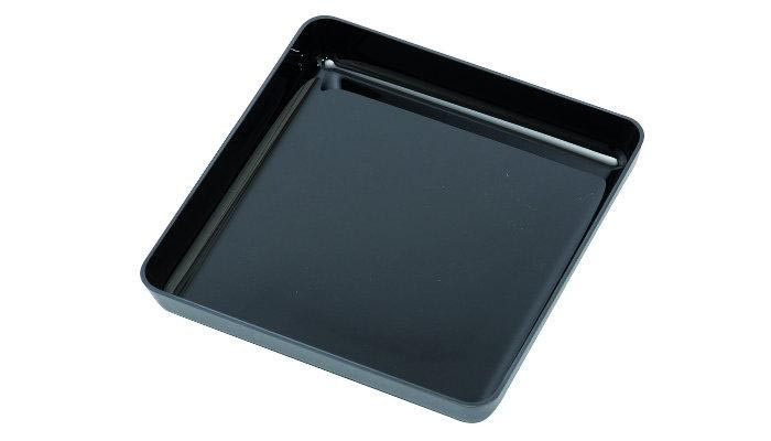 Plat vitrine ABS noir L2G - Présentation professionnelle cuisine