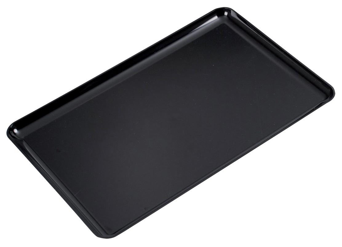 Plat vitrine ABS noir L2G - Présentation professionnelle boucherie