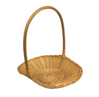 Glaneuse à Fruits Ovale Imitation Osier L2G - Présentoir Professionnel