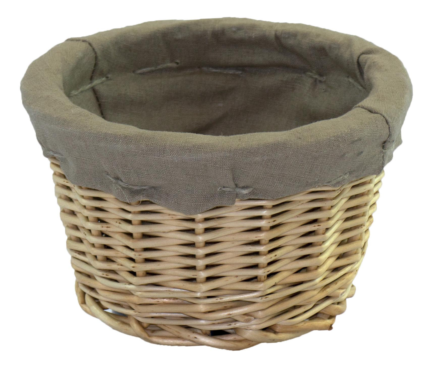 Banneton rond L2G pour pain - Entoilé lin diamètre 17cm