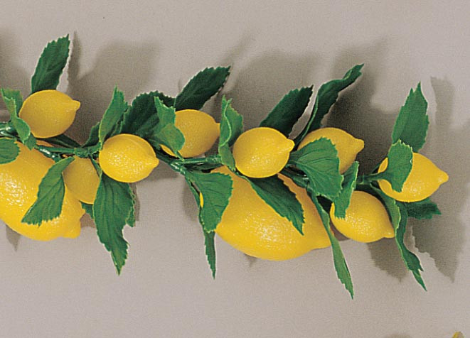 Guirlande Citrons L-1800mm L2G - Décoration Vitrine Professionnelle