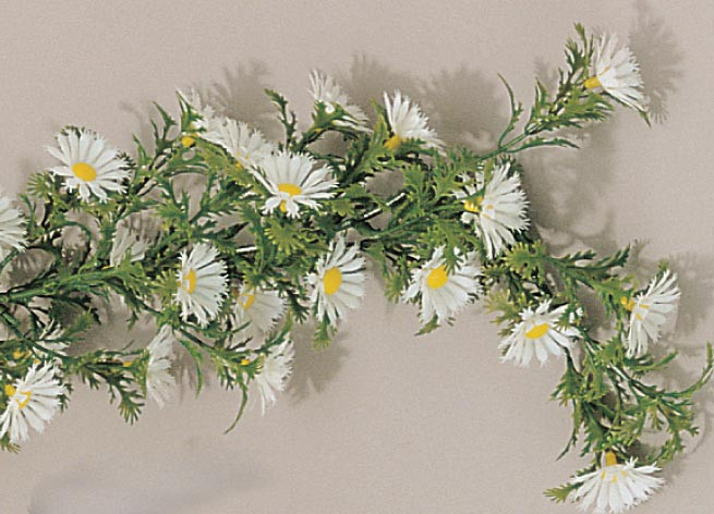 Guirlande Marguerite Blanche L2G 2,70m - Décoration pour restaurants