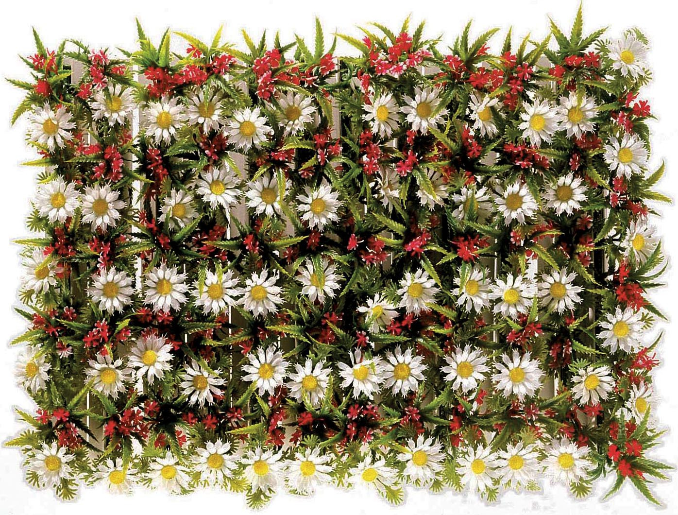 Boîte de 12 barrettes fleurs L2G - Décoration vitrine professionnelle