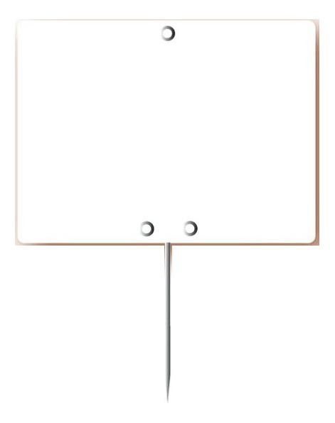 Étiquettes PVC blanches L2G - 10 étiquettes vierges alimentaires