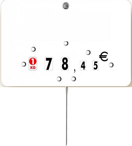 Étiquettes vierges PVC L2G - Boîte de 10 pour restauration alimentaire