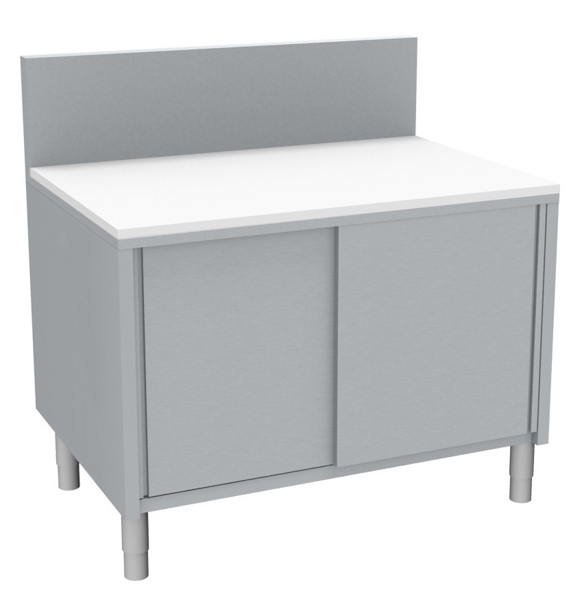 Meuble de découpe fromage surbaissé L2G - Inox 304 professionnel