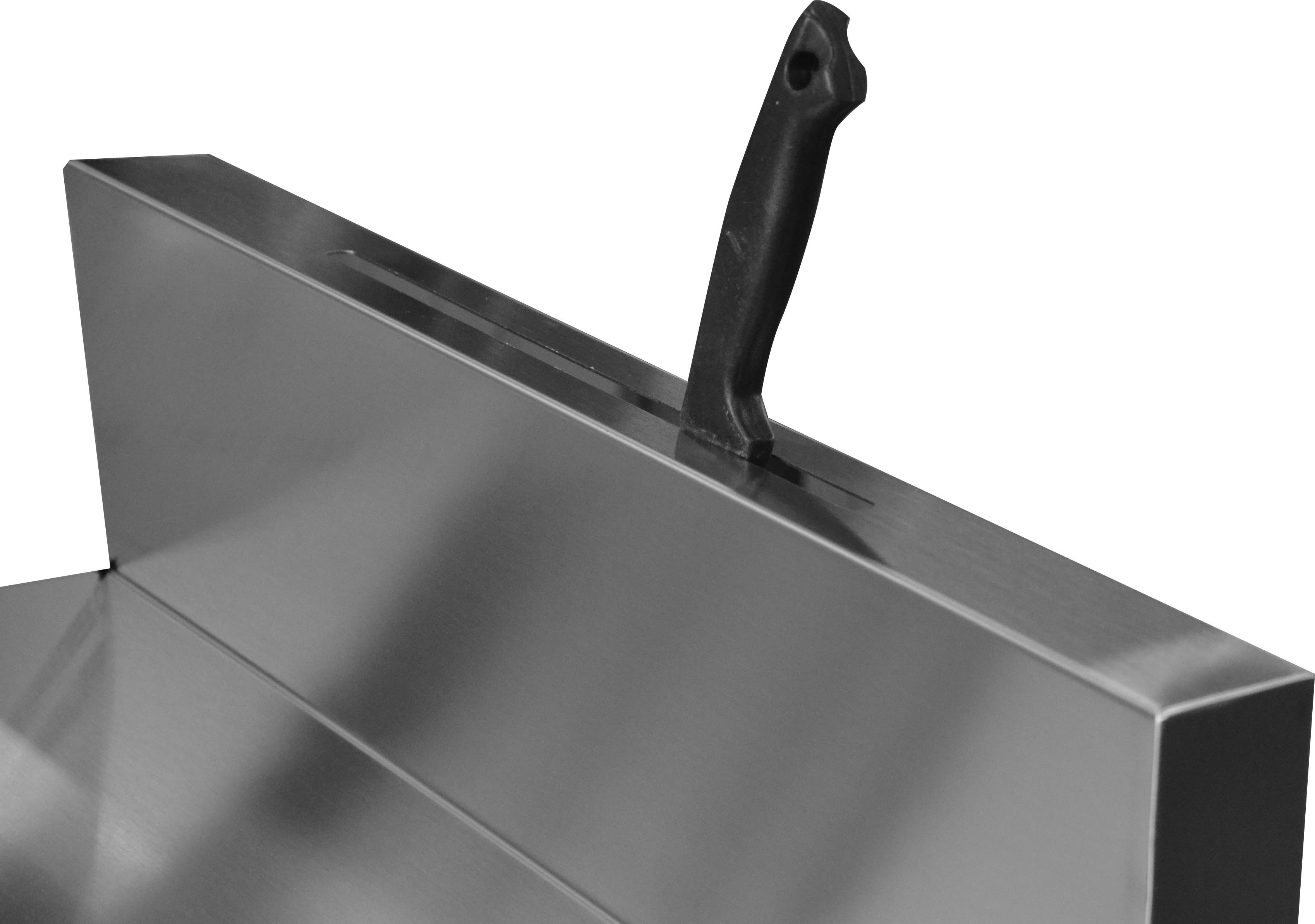 Fente à couteaux L2G 300 mm sur dosseret inox - Pour CHR professionnel