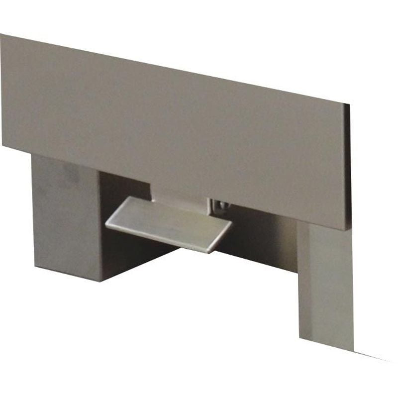 Plinthe latérale en inox 304 aimantée L2G - Installation facile