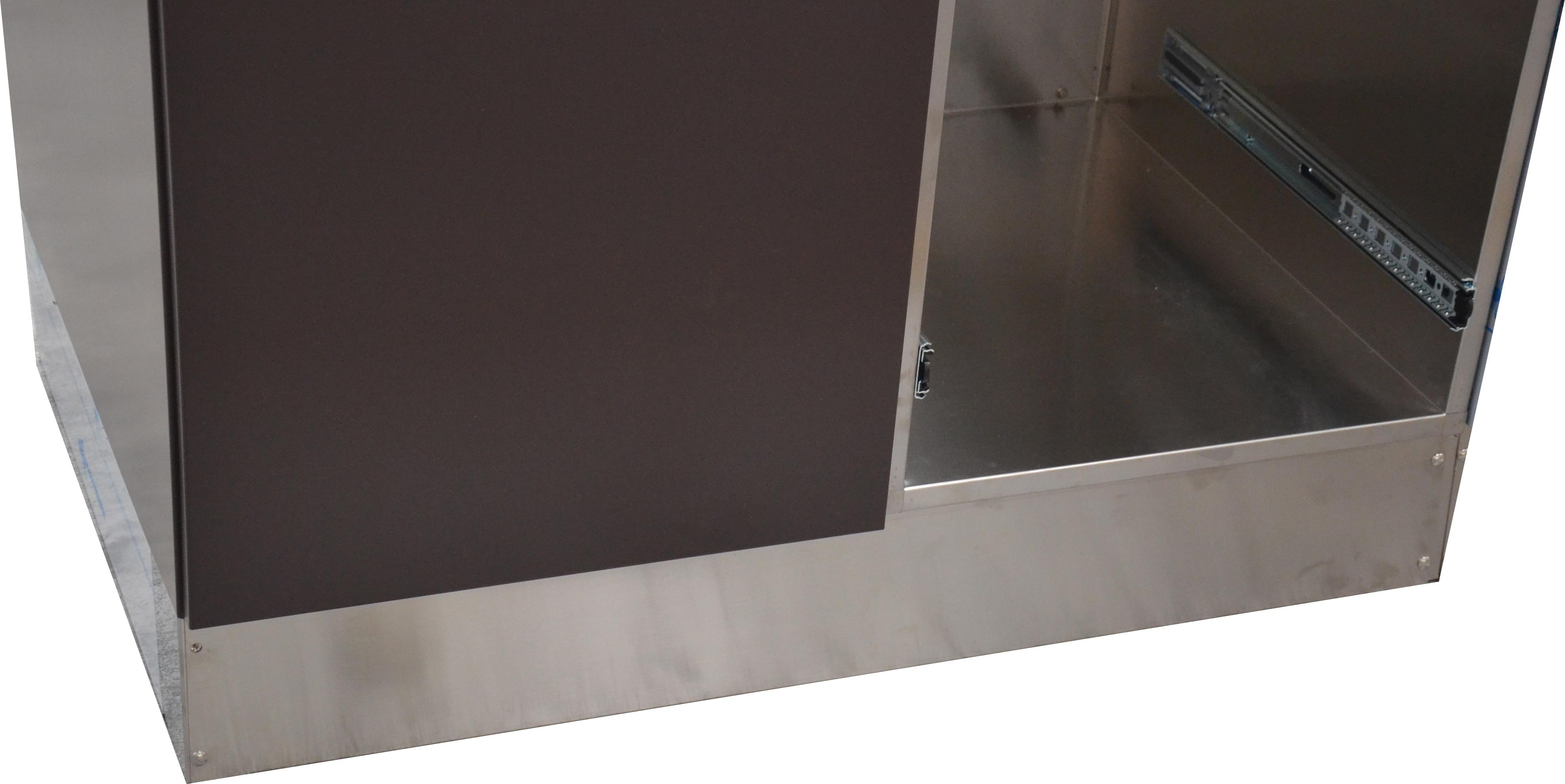 Plinthe Inox AISI 304 Aimantée Démontable - L2G | Équipement Pro