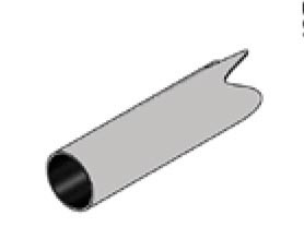 Tube Inox 441 Spazzo D48.3x1.5 L2G - Protection sol équipement cuisine