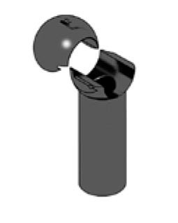 Pieds protection meubles L2G - Polypropylène pour tubes inox 48,3mm