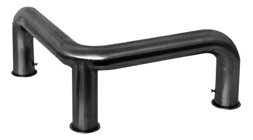 Protection d'angle tubulaire soudée L2G - Inox 304, diamètre 48,3 mm