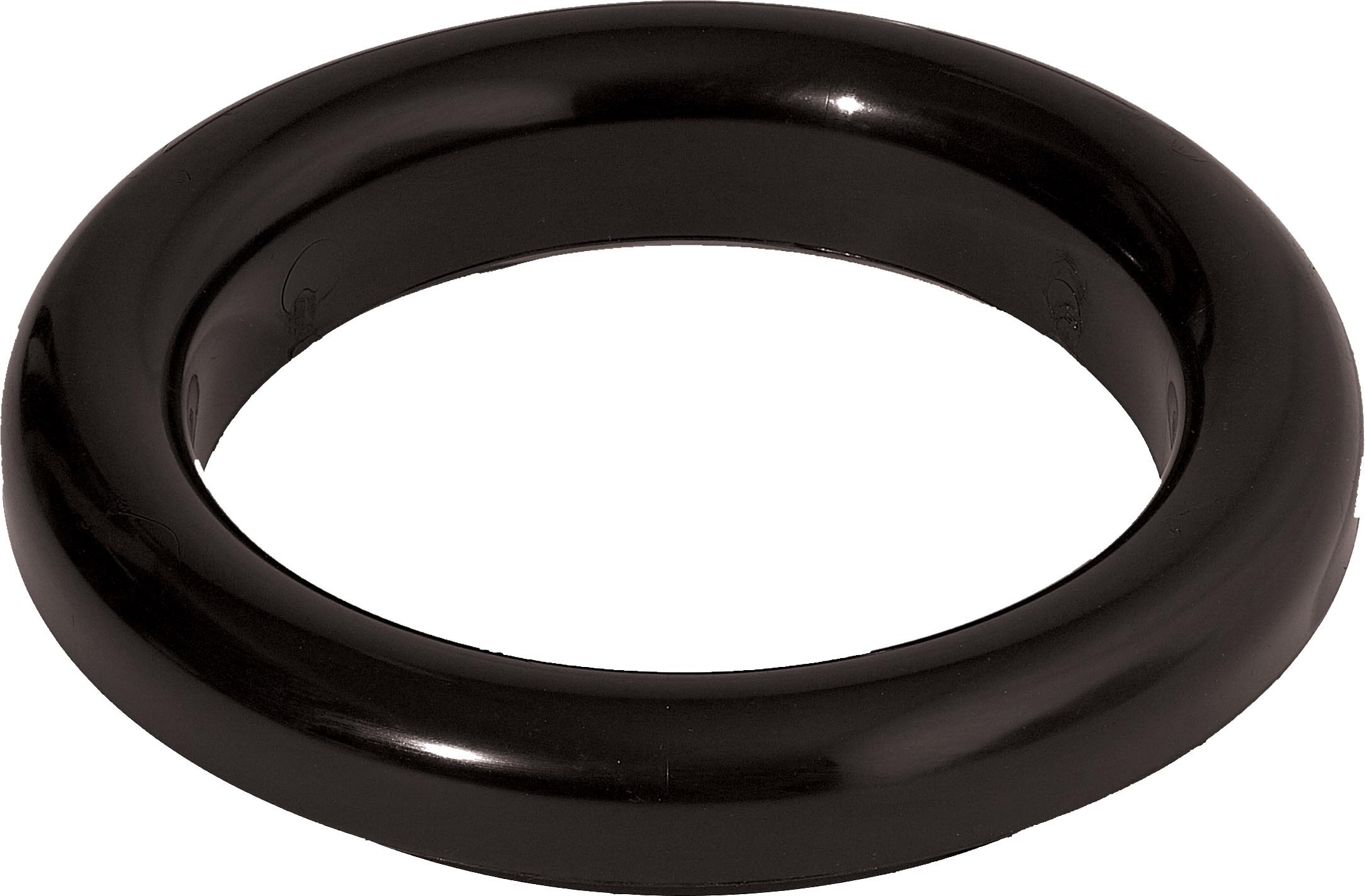 Trou vide ordures apparent L2G - Inox 200mm avec collerette caoutchouc