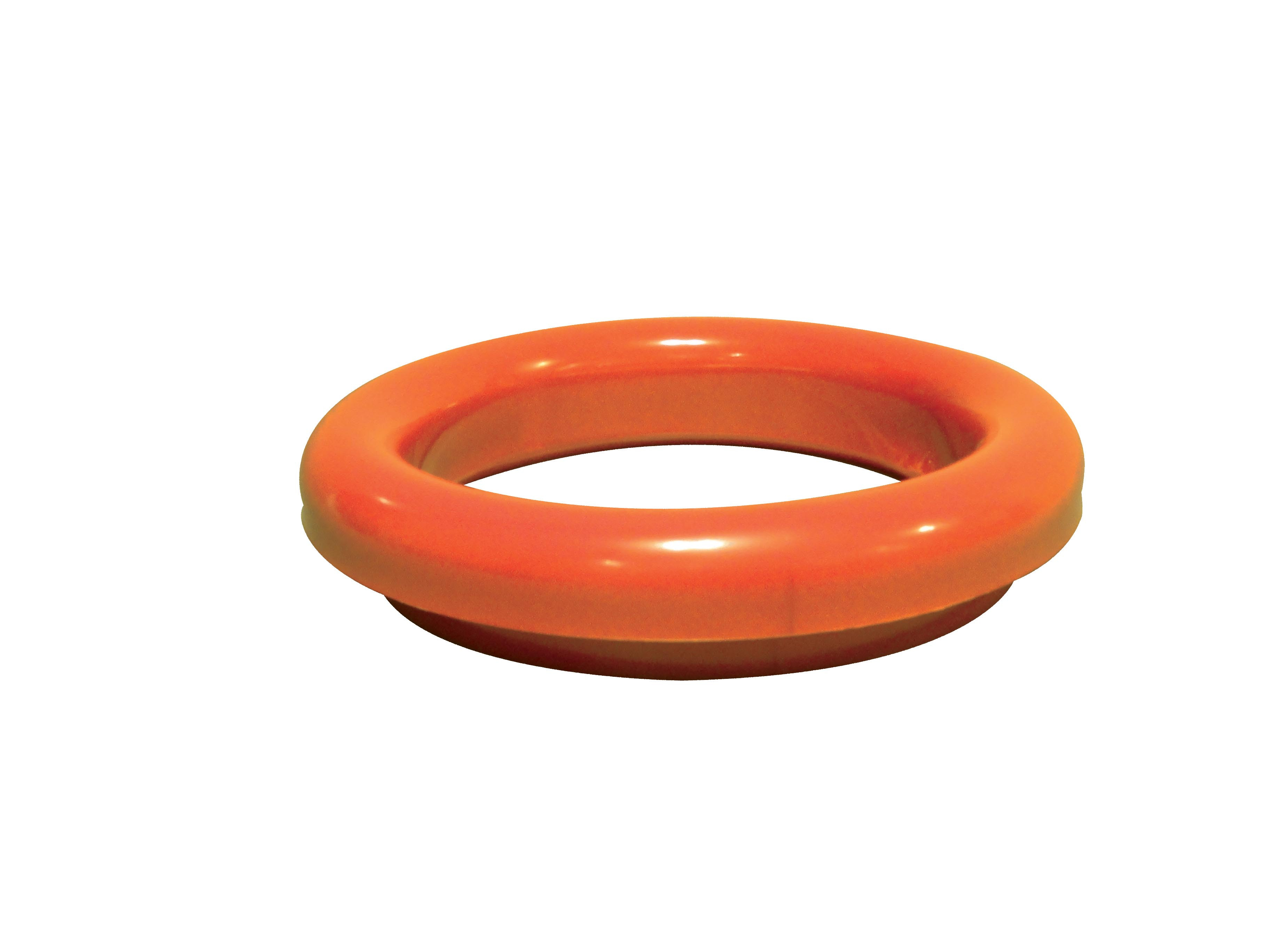 Collerette PVC orange pour TVO - L2G - Pantone 021C