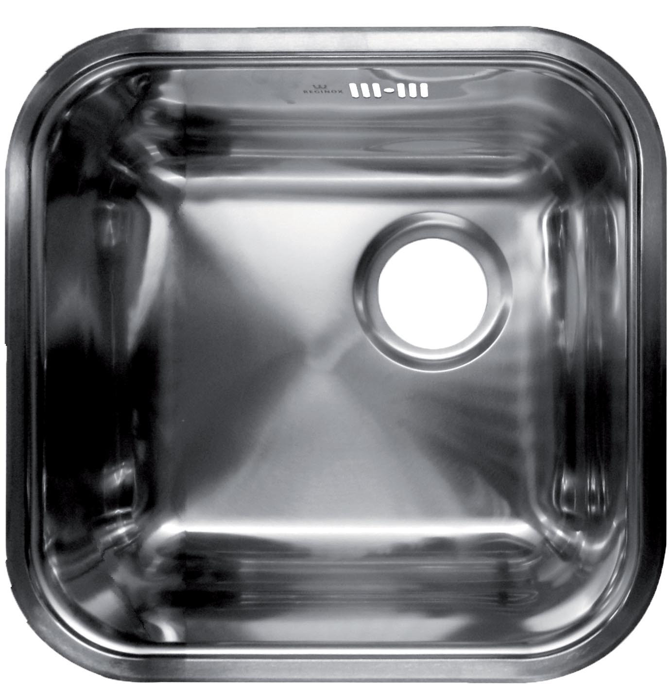 Bac à souder L2G 100mm avec bonde et surverse - Équipement cuisine pro